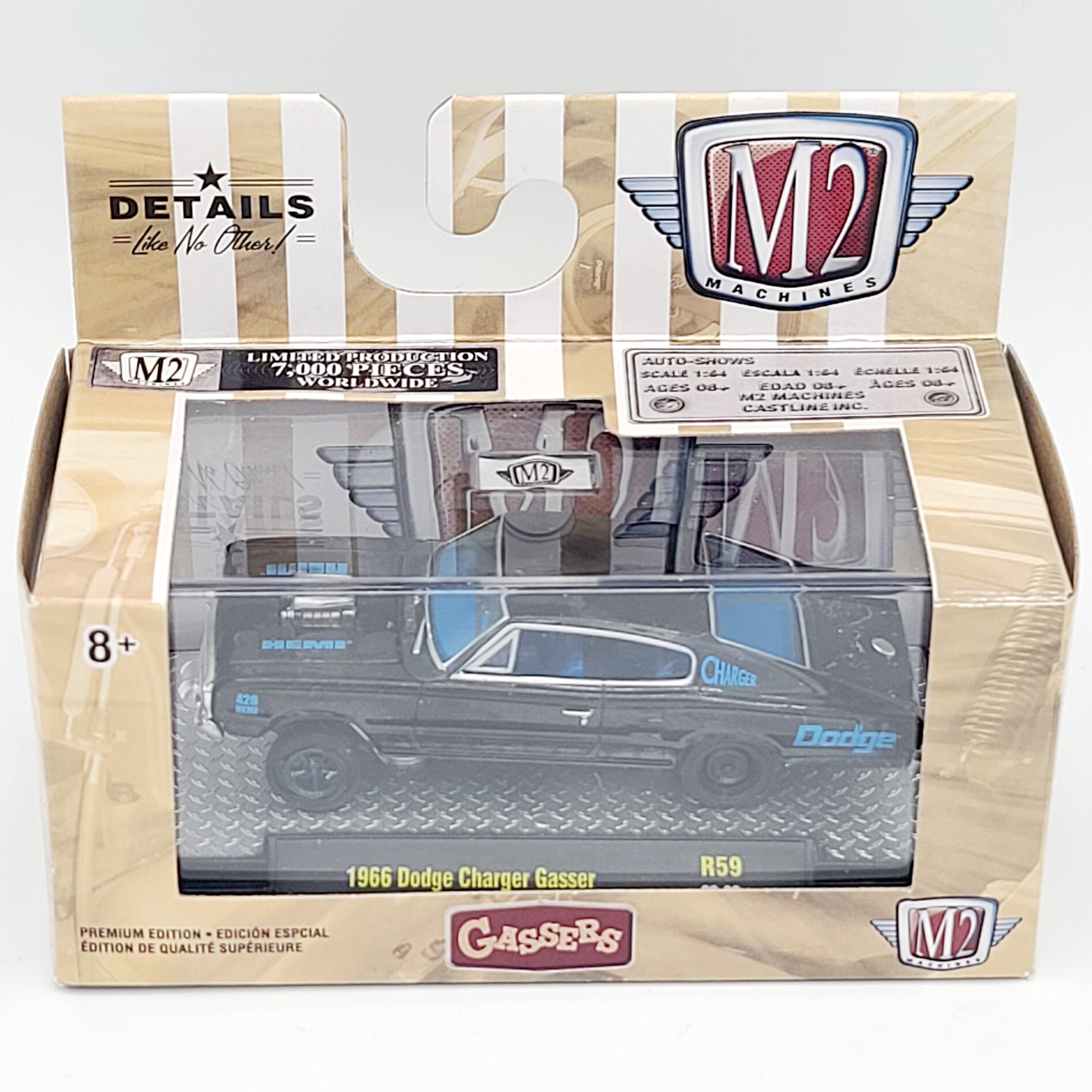 M2 Machines '66 Dodge Charger Gasser (2020 Auto-Shows Rel. 59)